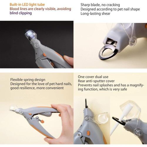 Professional Grade Grooming, Avoid Over Cutting with Smart Design, Powerful Sharp Blades for Effortless Cuts, LED Light for Accurate Trimming 2