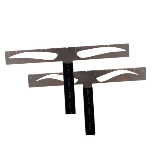 Eyebrow Stencil Kit with ThreePoint Ruler for Accurate Brow Mapping and BeginnerFriendly Shaping 1