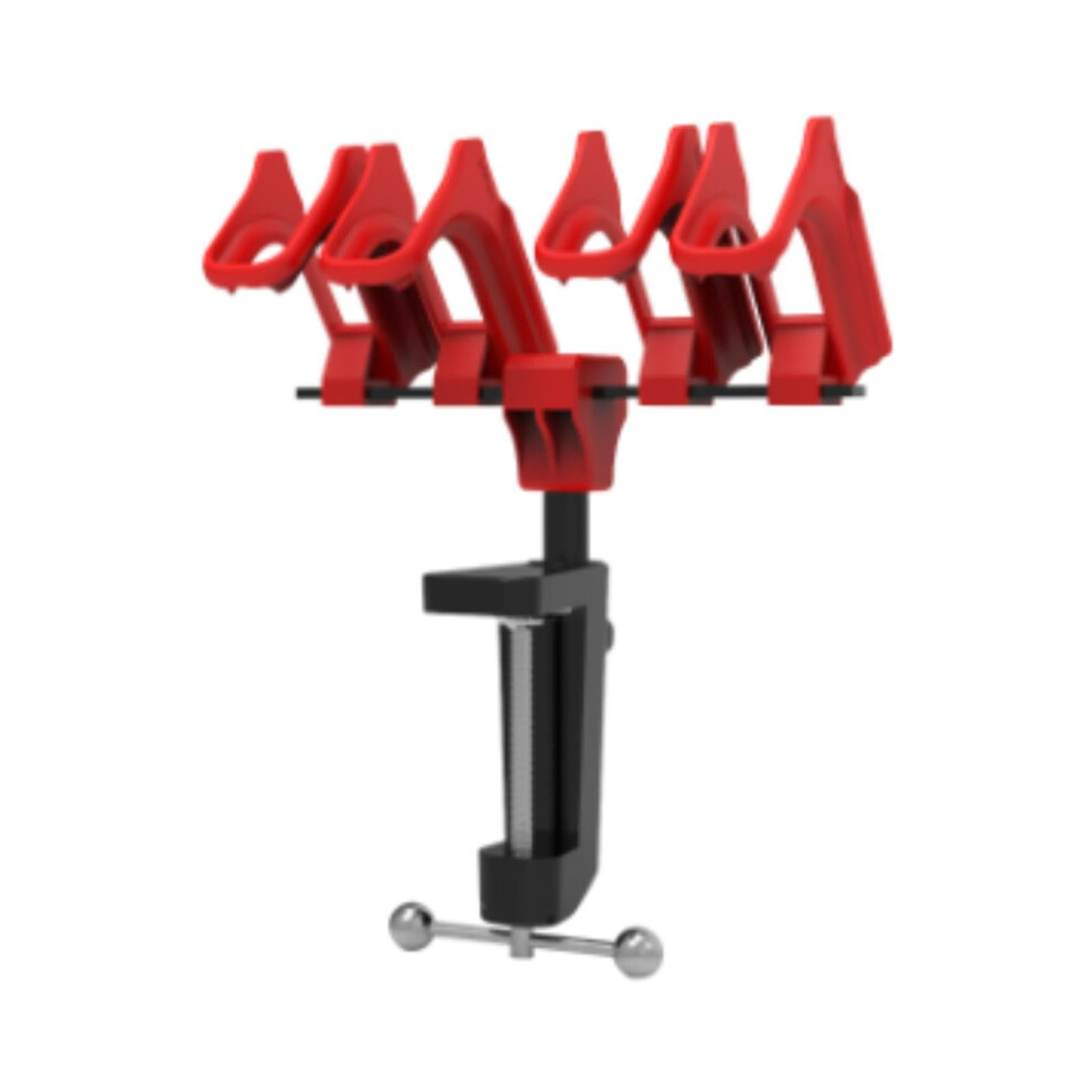 Airbrush Holder Rack With 360 Rotation And Adjustable Clamp, Lightweight Aluminum Stand 9099447439284