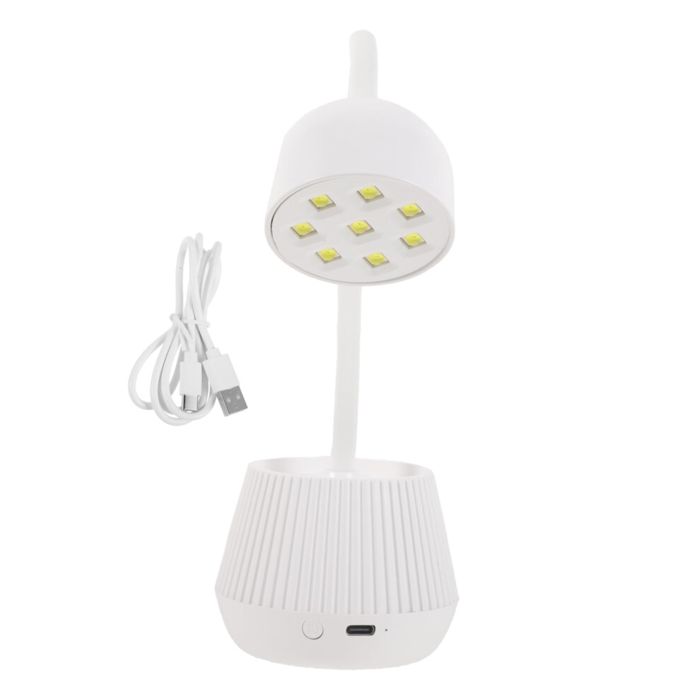 LED Nail Lamp with Flexible Gooseneck Gel Dryer for Fast Curing Home and Salon Use