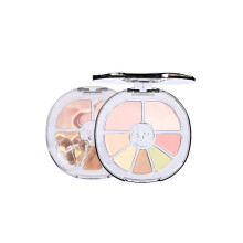 7 Color Concealer Palette with Highlighter, Velvet Cream Texture, LongLasting Face and Eye Coverage