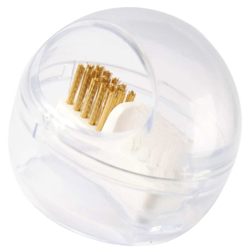 Nail Drill Bit Cleaner with Detachable Brush Box for Fast Manicure Drill Cleaning and Storage