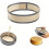 2 Pack 9 Inch Silicone Baking Mat Springform Pan Liner, Nonstick Cake Release, Adjustable Fit 3