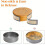 2 Pack 9 Inch Silicone Baking Mat Springform Pan Liner, Nonstick Cake Release, Adjustable Fit 2