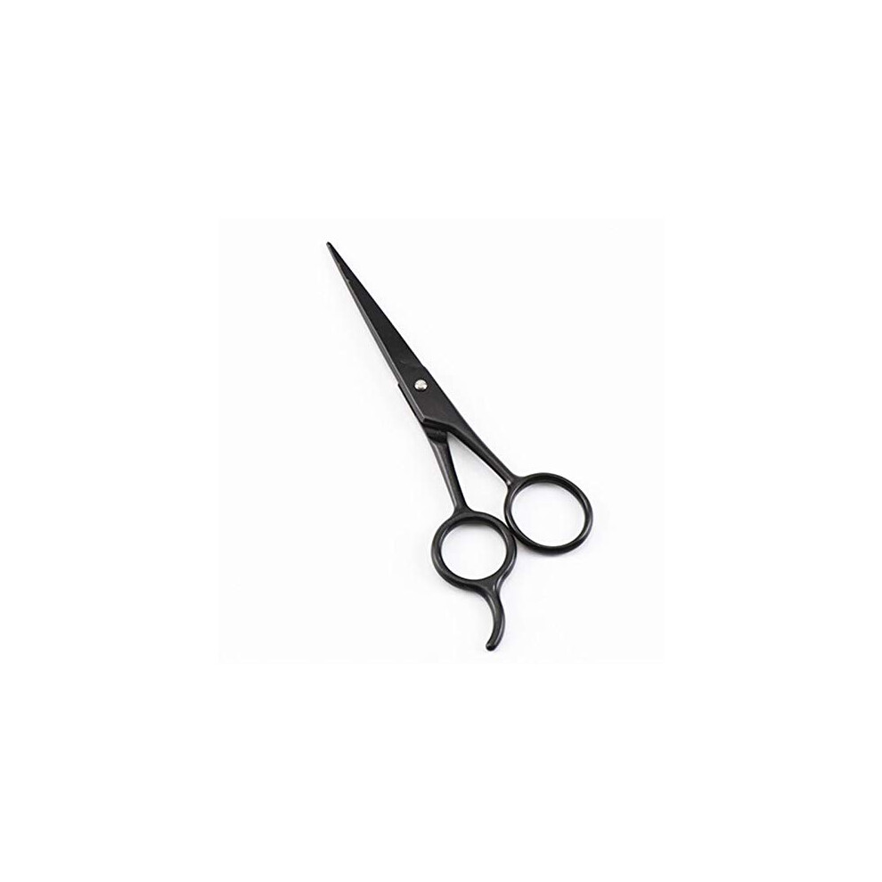 Black Hair Cutting Scissors Professional 4 Inch Precision Sharp Blades Ergonomic Nonslip Handle