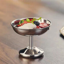 Stainless Steel Ice Cream Cups Dessert Bowls for Sundae Mousse Custard Salad Fruit Trifle