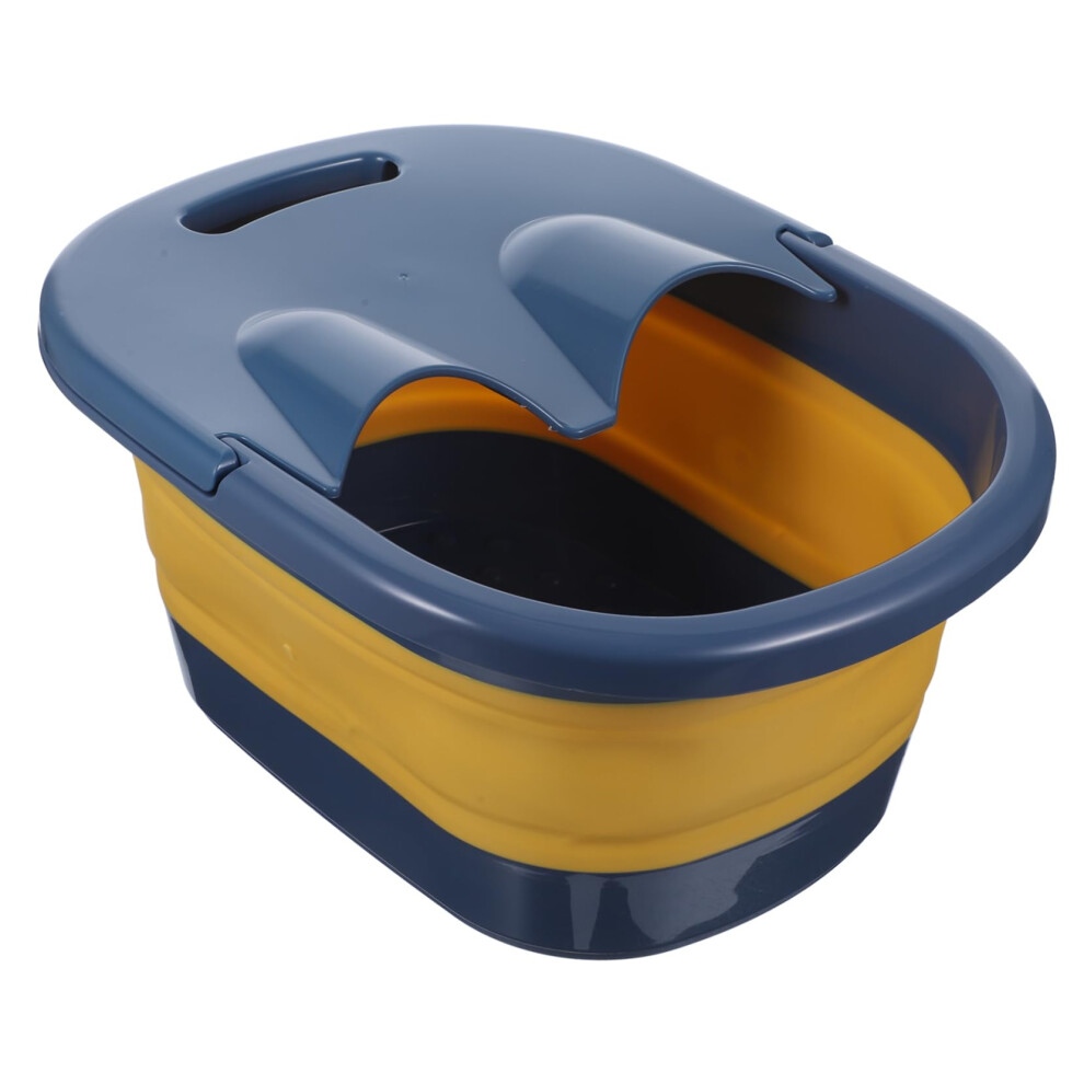 Foot Soak Basin with BuiltIn Massage Nodes, Collapsible Folding Foot Bath Tub for Adults and Kids