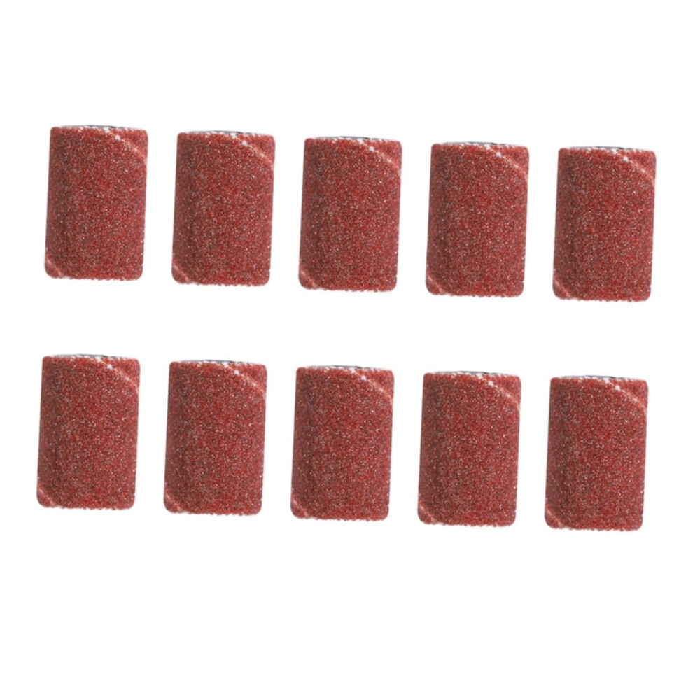 100pcs Nail Drill Sanding Bands for Acrylic and Natural Nails, Manicure Pedicure Polishing Set