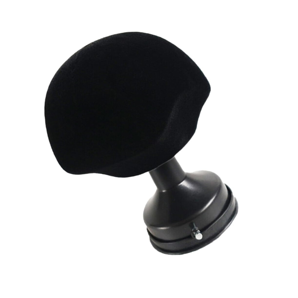 Unisex Clear Wig Stand With Suction Base For Styling, Drying And Displaying Hairpieces