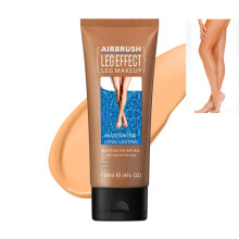 Waterproof Leg and Body Makeup Full Coverage Concealer for All Skin Types 4oz Bronze 1pc