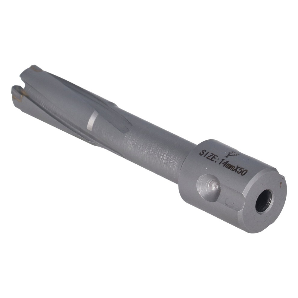 Annular Core Drill Bit 50Mm Depth 40Cr Carbide Hollow Drill 14Mm 4941381094317