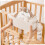 Bedside Caddy Hanging Bunk Bed Shelf with Hooks Plastic Dorm Organizer for Rails 13.1x4.5x4.7 5