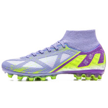 Unisex High Top Futsal Shoes Indoor Court IC Soccer Sneakers Breathable Anti-Slip Flat Sole Athletic Training Boots