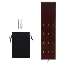 Wall Mounted Dartboard Display with Darts for Home Game Room Entertainment