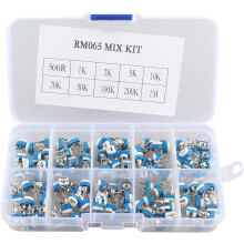 Kit profesional de surtido de resistencias variables, potenciómetro con ajuste superior para proyectos electrónicos, amplia aplicación en diversos
