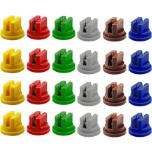 Spray Tip Solutions, Flat Fan Spray Tip For Industrial Agricultural Applications, High Quality Plastic Even Spray Distribution, Medium Droplet Size,