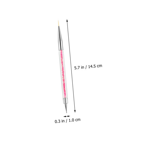 Nail Art Pen and Dotting Tool Set 5pcs for Precise Line Drawing, Beginner and Professional Use 1