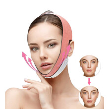 Anti-Aging Comfort & Safety Moisturize & Warm Face Slimming, Design and Material Upgrades Tightens Skin Adjustable Hook & Loop (Orange)