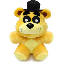 Peluche di Golden Freddy, ideale come regalo da abbracciare e collezionare, peluche morbido di alta qualità per i fan di FNAF.