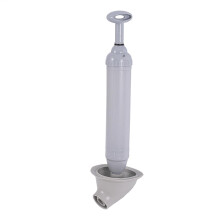 Air Toilet Plunger Pressure Clog Removal Heavy Duty for Toilet Sink Bathtub Drain Gray