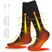 Beheizbare Socken für Damen und Herren, Unisex-Elektro-Heizsocken, App-gesteuerte, wiederaufladbare Heizsocken mit 3 Heizmodi, EH-System mit