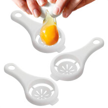 Artful Cooking: Egg Yolk White Separator for Kitchen Gadget Connoisseurs, Durable Construction for Longevity, Easy Cleaning Maintains Hygiene, 3PCS
