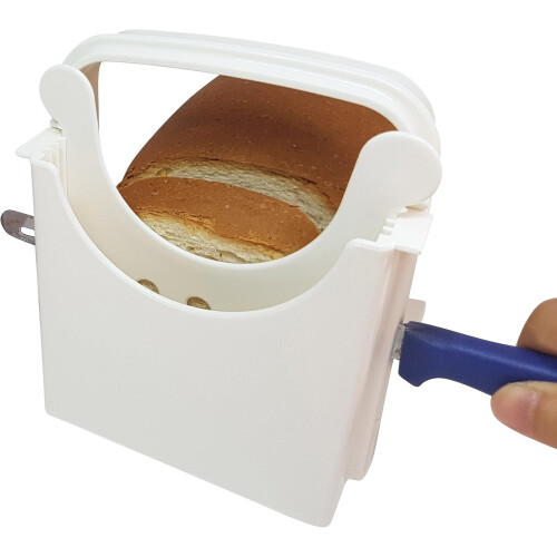 Adjustable Slice Thickness Bread Slicer, Space Saving Foldable Design for Easy Handling and Cleaning in Your Kitchen 2