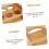Wine Rack Display Stand with Smooth Surface for Home Kitchen Dining Room and Wine Cellar 3