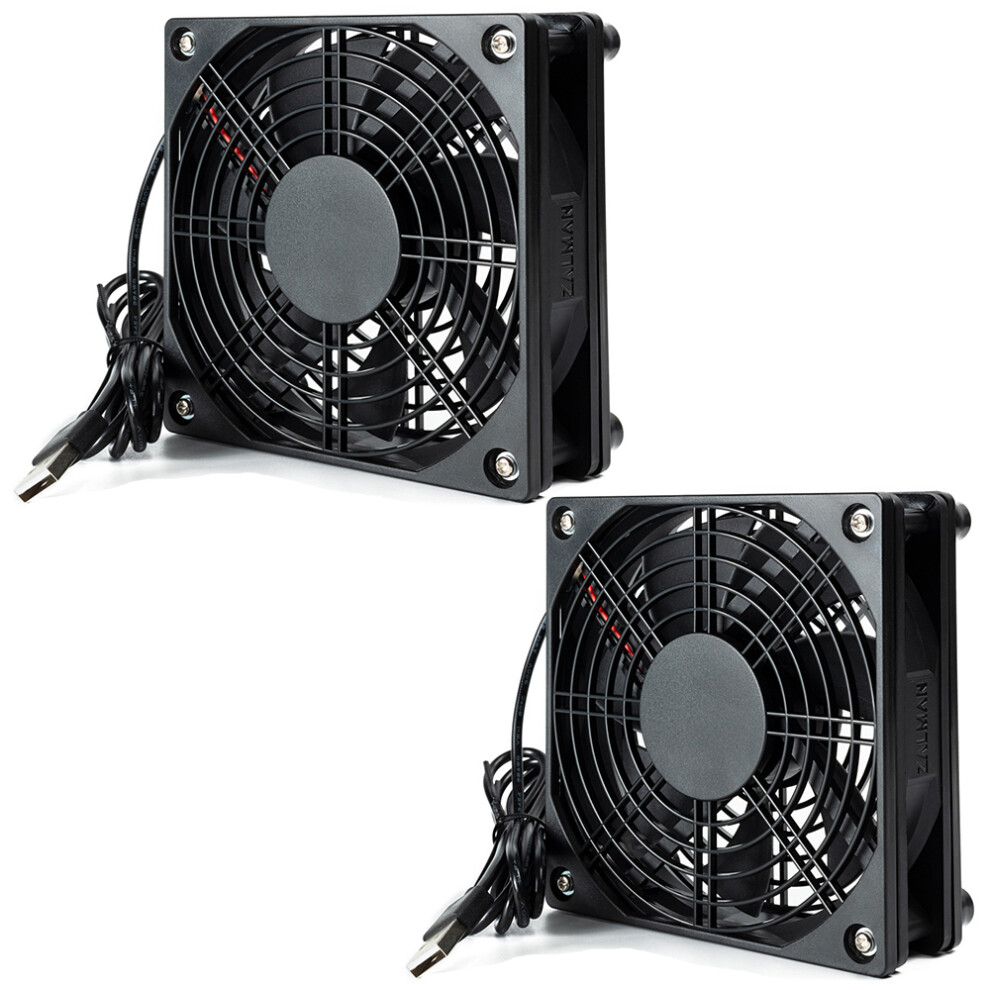 High Performance Fan For Router, Diy Cooling Solution Quiet Router Fan Cooler With Multi-Speed Control For Pc, Laptop, Ps4, Xbox, Tv Box, Receiver, 9169997667175
