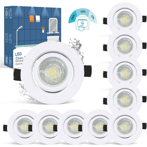 Εντοιχιζόμενος φωτισμός LED Junction Box, αεροστεγές, αδιάβροχο φωτιστικό οροφής,