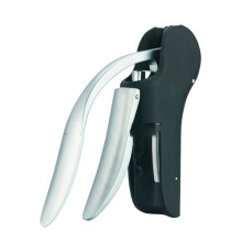 Eleganter Weinflaschenöffner mit manuellem Vertikalhebel, müheloses Entkorken von synthetischen und natürlichen Korken, ergonomisch geformter,
