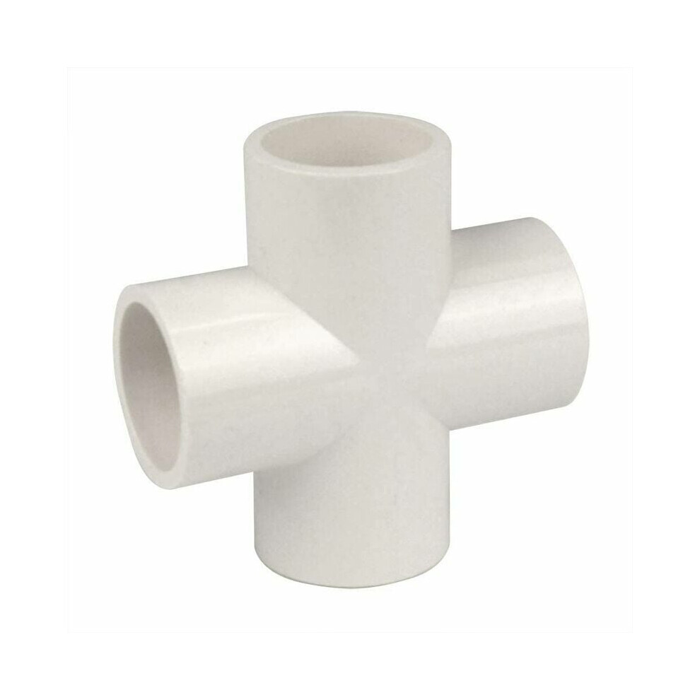 Pvc Tee Pipe Fittings Furniture Grade, Impact-Resistance Corrosion Resistance Long Service Life, For Diy Pvc Structures, 10Pcs 9340258969874