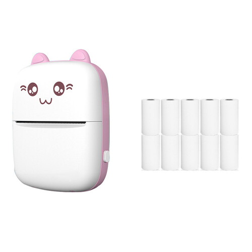 Compact Printer for On-The-Go Printing, High-Resolution Thermal Printing, Multifunctional Inkless Printer for Clear Printing and Creative Projects,