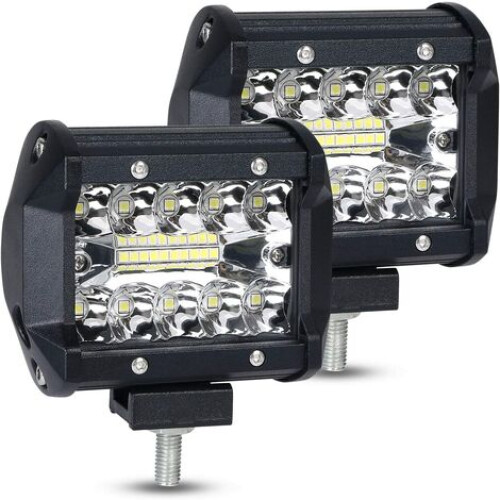 Απίστευτη φωτεινότητα, 4 ιντσών LED pods φωτισμού, τριπλής σειράς σχεδιασμός για
