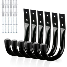 Steel Garage Storage Hooks, Anti-Slip Coating Ensures Secure Grip On All Your Tools And Equipment
