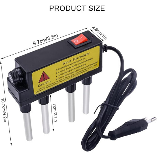 Έλεγχος ακαθαρσιών για νερό, φορητός ηλεκτρολύτης νερού, εύκολη λειτουργία, 2
