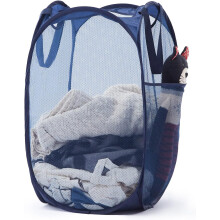 Mesh Laundry Basket, Satisfaction Guaranteed, Large Volume Design For Dorm Bathroom And Travel Storage, Pop-Up Laundry Hamper With Simple Storage And