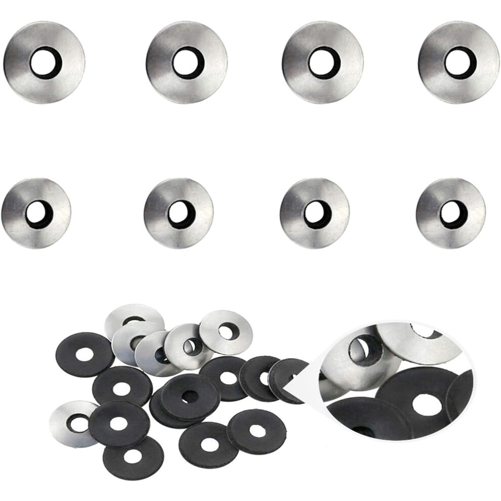 Aging Resistant Stainless Steel Washers, Epdm Bonded Sealing Neoprene Rubber For M4.2*12, M4.8*14, M5.5*16 Screws, Delivering Timeless Durability And 9423501823366