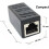Networking Maestro, σύνδεσμος RJ45 για καλώδιο Ethernet Cat7/Cat6/Cat5e, οικολογικό κάλυμμα ABS για 2