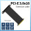 Εξαιρετικά εύκαμπτο καλώδιο Pcie4.0Riser, διπλάσιο εύρος ζώνης από το Pcie3.0, θωράκιση EMI 2