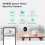Surveillance Indoor Camera, 360 Degree Rotatable High Definition, Smart Security for Office and Kitchen 3