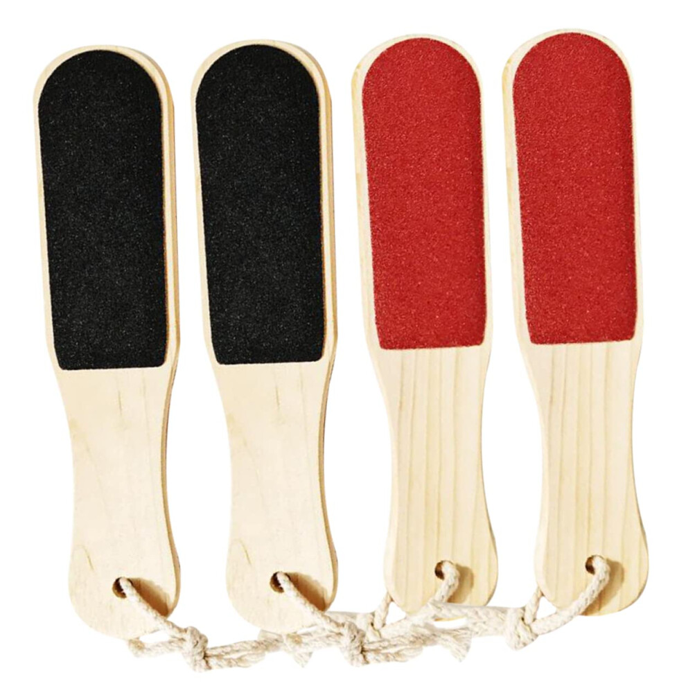 4pcs DoubleSided Foot Rasp Callus Remover for Pedicure Dead Skin and Dry Skin with Comfort Grip