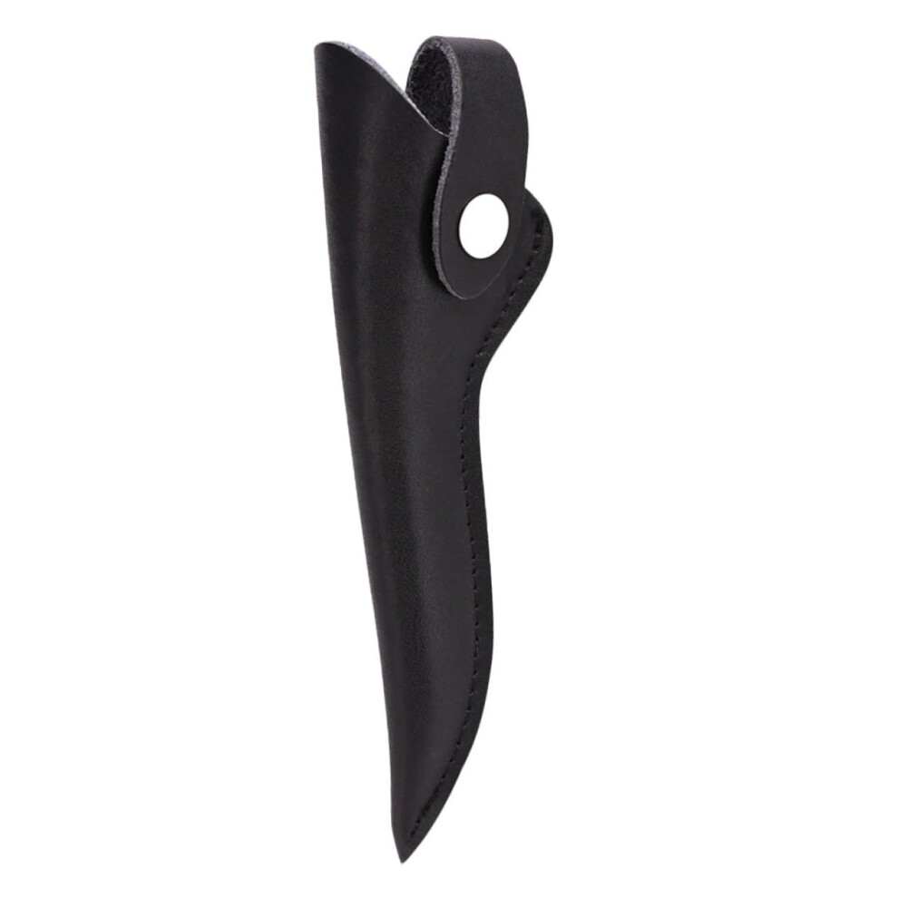 PU Leather Hairdressing Scissor Cover with Blade Protection and Belt Attachment for Barbers