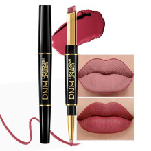 Lip Liner and Lipstick Set 2in1 Mauve Red Waterproof Matte Long Lasting Rich Pigment Combo