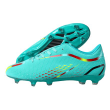 (8.5, Green-AG) Low Top Football Shoes for Teenager Men Soccer Trainers Cleats Shoes