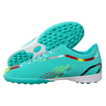 (10.5, Green-TF) Low Top Football Shoes for Teenager Men Soccer Trainers Cleats Shoes