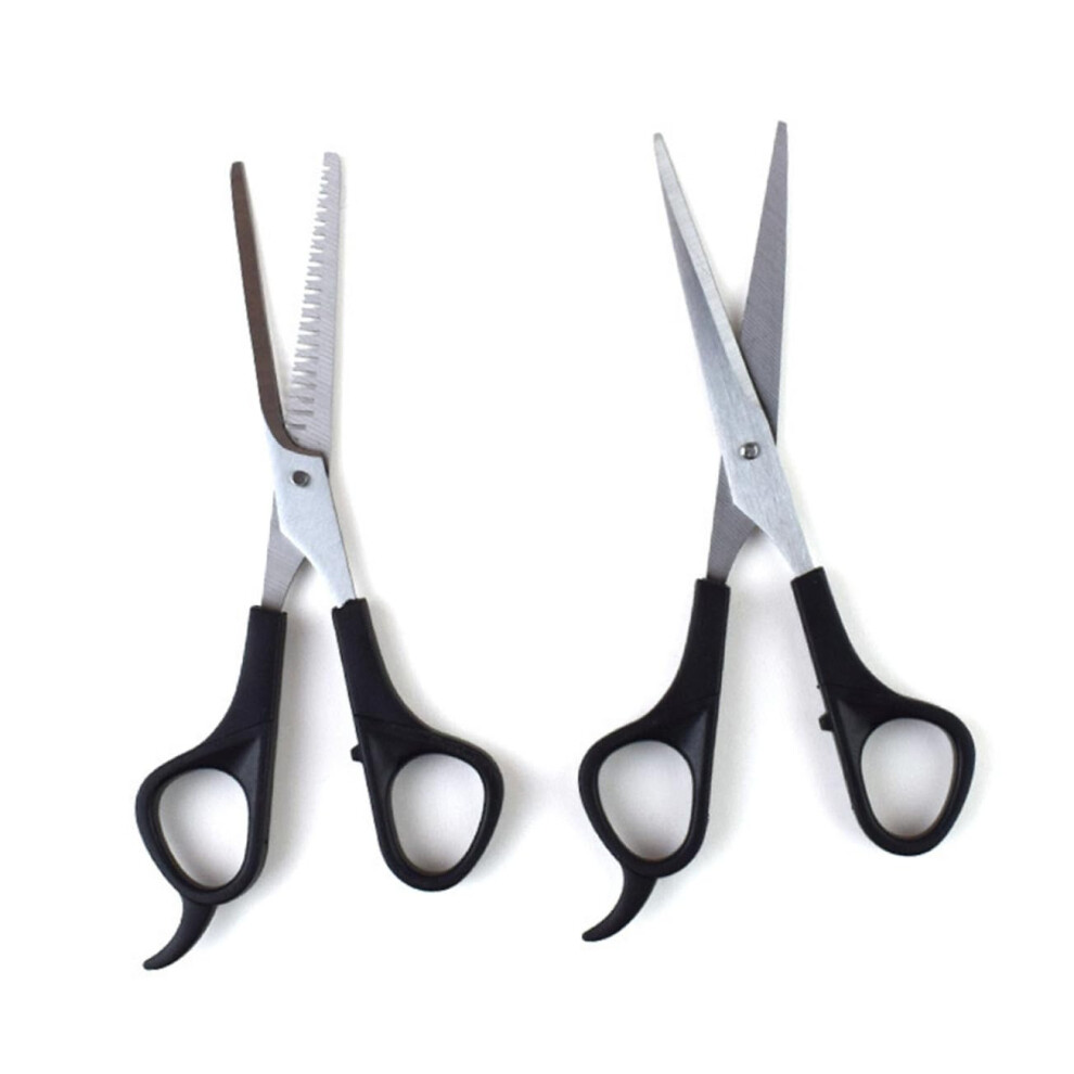 4pcs Professional Hair Cutting Scissors Set with Rust Resistant Blades and Ergonomic Grip