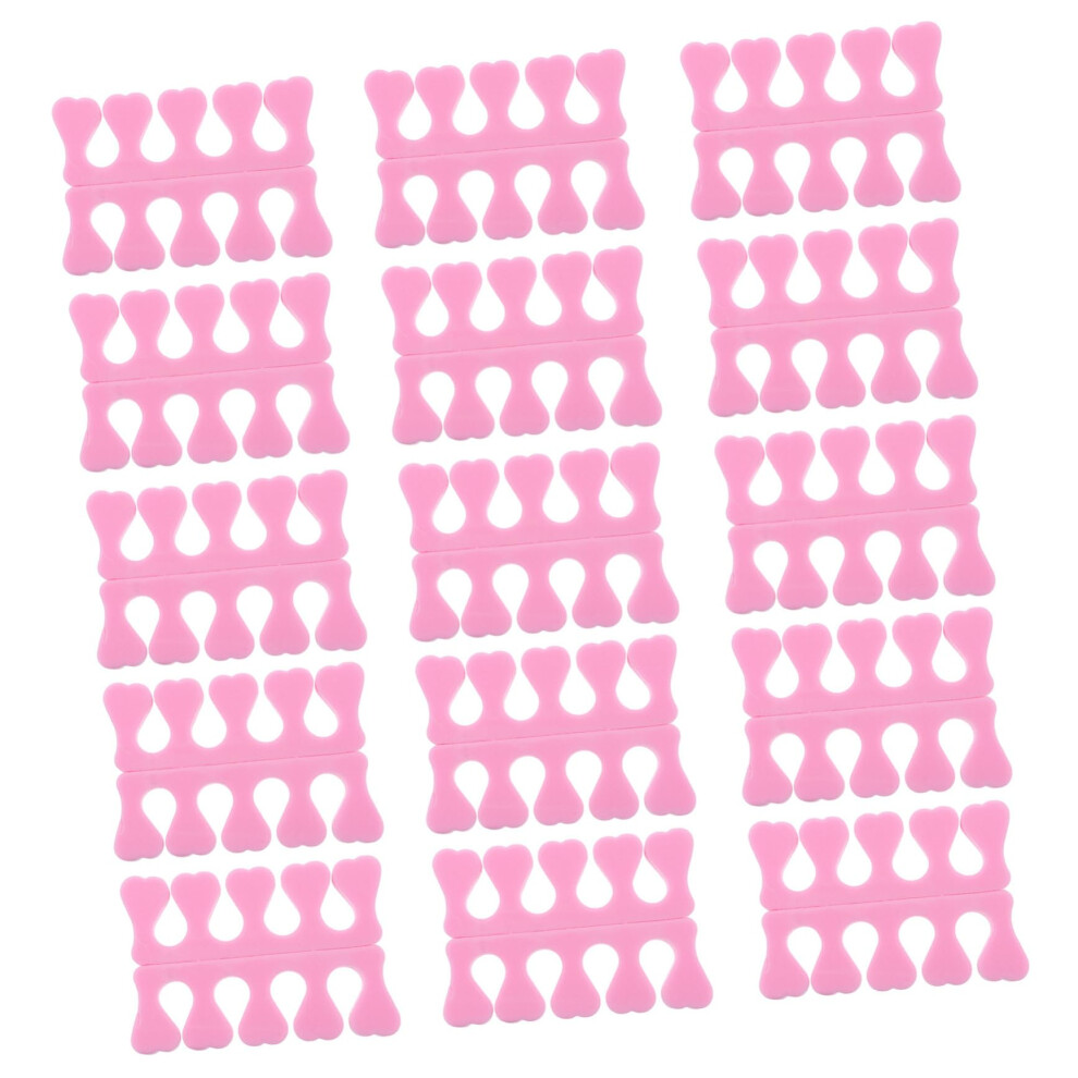 30pcs Toe Separators for Pedicure and Manicure Soft Foam Cushioned Fit Nail Care