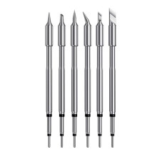 6 Piece Soldering Iron Tip Set MultiShape Precision Replacement Tips for Soldering Iron