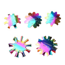 French Nail Cutter Set 5pcs Nail Art Trimmer Templates for Precise French Tip Shaping and DIY Manicure